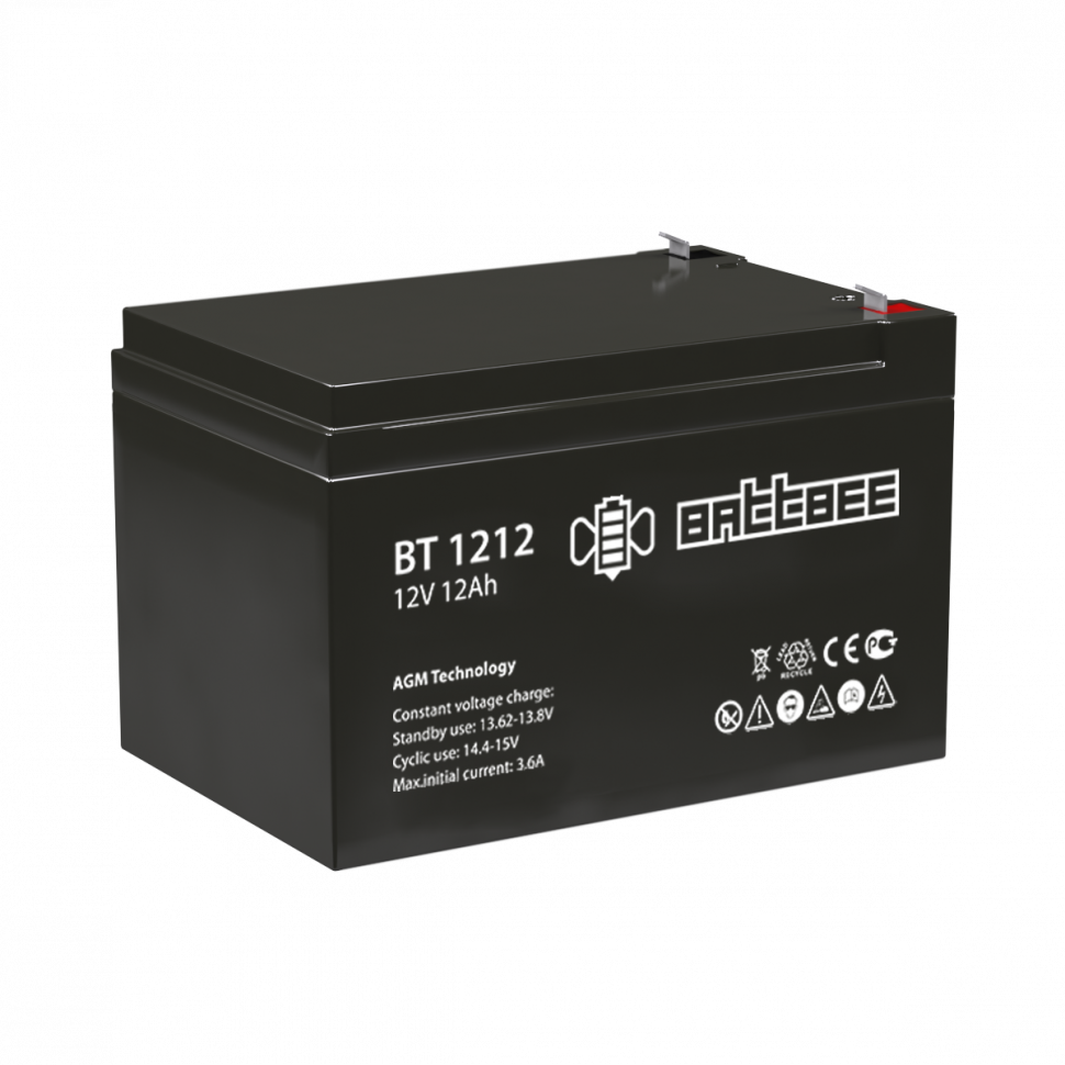 Аккумулятор для ИБП/Рыбалки - BATBEE BP 1212 (12 в-12 ач)