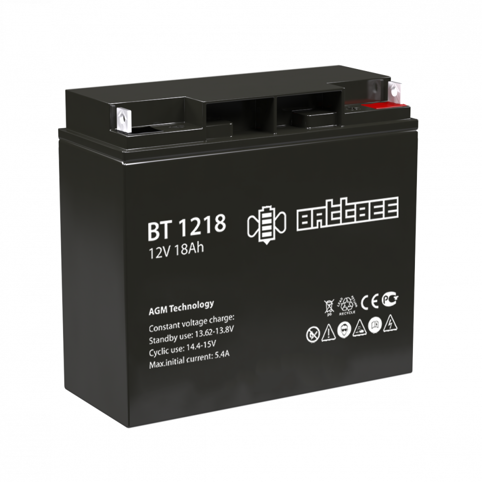 Аккумулятор для ИБП/Рыбалки - BATBEE BP 1218 (12 в-18ач)